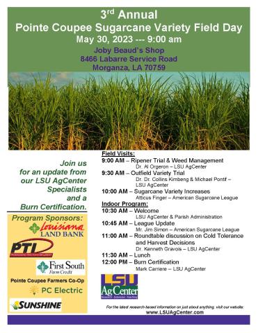 Sugarcane Field Day