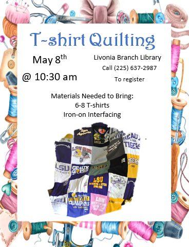Tshirt quilting