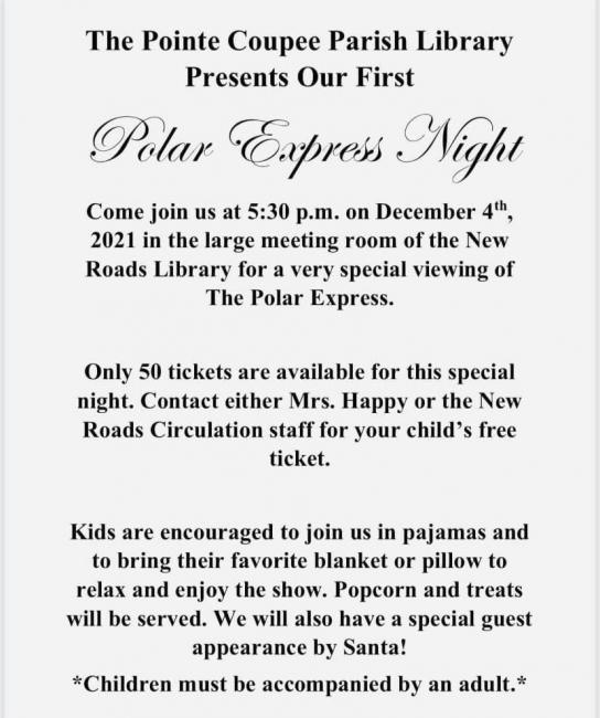 Polar Express Night at NR Library