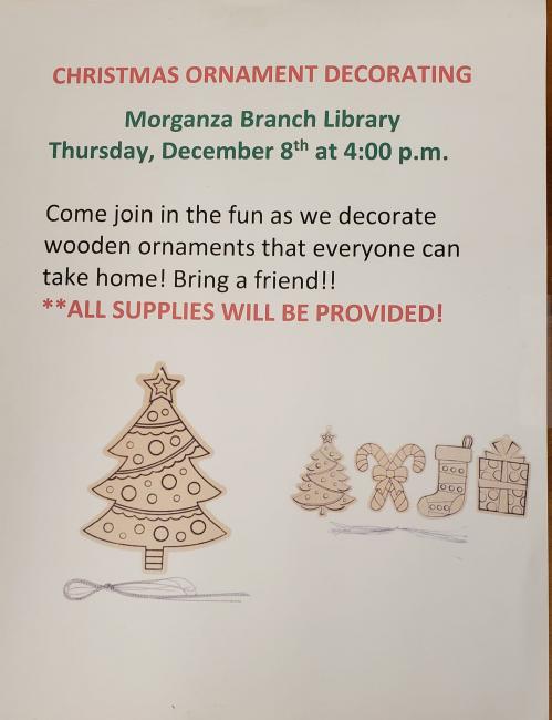 Morganza ornaments