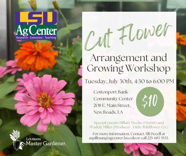 Cut Flower Arrangement Workshop